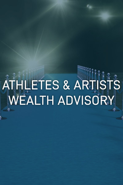 Athletes and Artist Wealth Advisory button