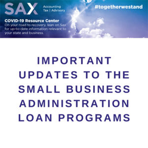 Updates to SBA Loan Programs